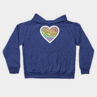 BLM 🖤 Pride - Sticker - Double-sided Kids Hoodie